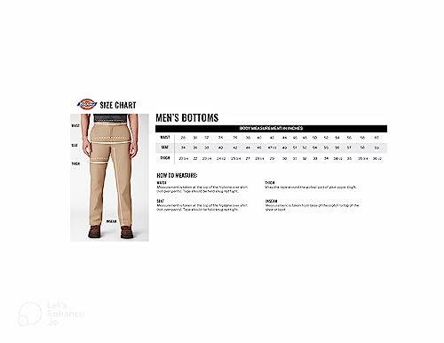 Dickies mens Relaxed Fit Straight-leg Duck Carpenter Jeans, Rinsed Moss Green, 34W x 34L US