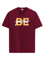ADRO Men's Solid Regular Fit T-Shirt (RN24-BYO-MR_Maroon