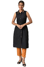 Aurelia WomenS Cotton Kurta, Trouser (22Onas13273-604155_Black