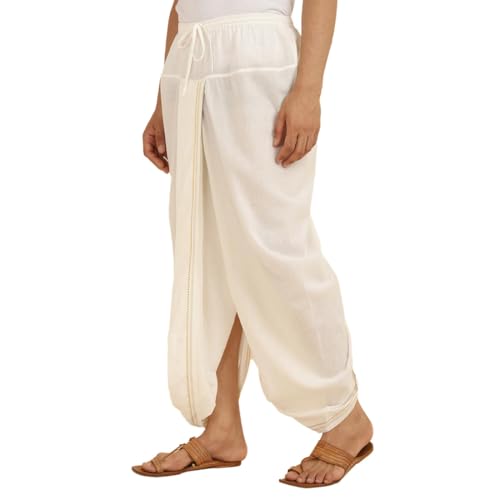 Fabindia Natural Cotton Woven Dhoti