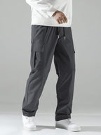 Tagas Men Cargo Pants || Trousers Casual Pant || Cargo Pant || Pant || Track Pant For Man ||Men Cargo Pants Cotton||(Mc-8) Grey
