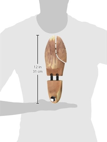 Household Essentials 77402-1 CedarFresh Men's Premium Red Cedar Wood Shoe Tree - Large(US)/Med (EU) , Beige