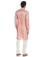 Manyavar Embroidered Design Knee Long Full Sleeves Kurta and Churidar Set For Men