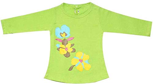 babeezworld Baby Girls Printed Cotton Full Sleeves TShirt Top (Black; 1824 Months) 05011298000102 18-24