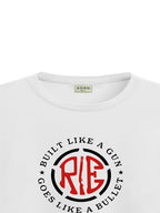 ADRO Tshirt for Men | Printed T Shirt for Men | 100% Cotton T-Shirt |Printed T Shirt | T-Shirts | RN24-BUL-WH-L White