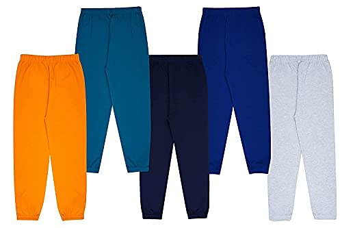 KYDA KIDSCotton Track Pants for Boys Printed Multicolor Track Pants(Pack of 5)