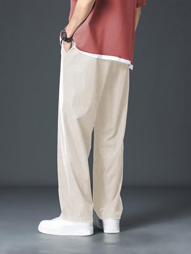 Greciilooks Men Regular Mid Rise Trouser Stretchable Loose Fit Gym Joggers | Korean Style Workout Pants With Trendy Gym & Street