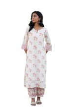 LookMark Kurta Set: Elegance Meets Comfort in Style! Stay Comfortable Yet Stylish with Our Cotton Blend Kurti Pant Sets! Pink