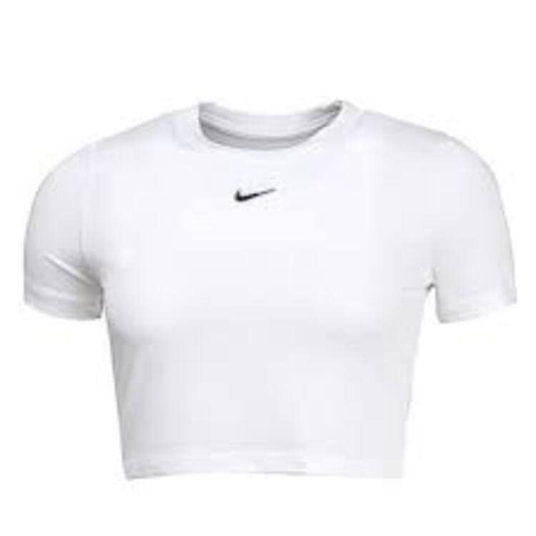 Nike Nsw Essntl T-Shirt Slim Crp Women Novelty T-Shirts