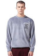 The Indian Garage Co Mens Polyester Blend Crew Neck Sweatshirt