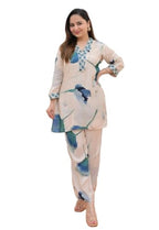 GRECIILOOKS Women Rayon A-Line Regular Fit Co Ord Sets (OFFWHITE, XX-Large)