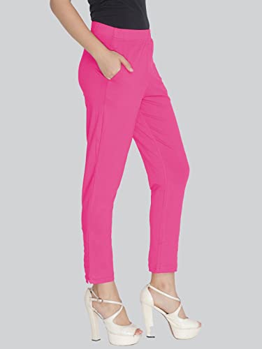 Lyra Cotton Strech Pencil Pant For Women | Mid-Waist | Fashionwear