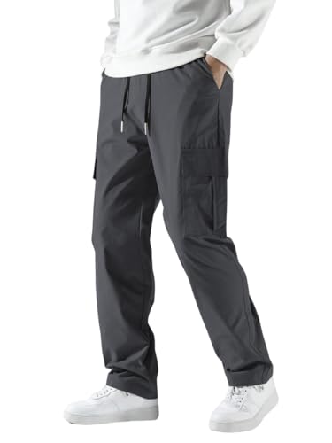 Tagas Men Cargo Pants || Trousers Casual Pant || Cargo Pant || Pant || Track Pant For Man ||Men Cargo Pants Cotton||(Mc-8) Grey