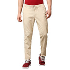 Thomas Scott MenS Solid Slim Fit Trouser Beige