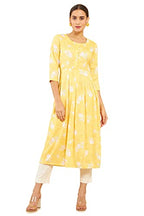 Soch Women Rayon Floral Print Flared Fit Kurta