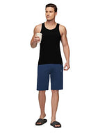 Xyxx MenS Super Combed Cotton Round Neck Ribbed Vest - High Moisture Absorbing Innerwear For Men With Anti-Microbial Silver Fin