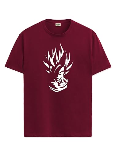 ADRO Tshirt for Men | Printed T Shirt for Men | 100% Cotton T-Shirt |Printed T Shirt | T-Shirts | RN24-GOK-MR-L Maroon