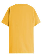 ADRO Mens Graphic Printed 100% Cotton T-Shirt - Regular Fit, Printed T-Shirts for Men (RN24-BCL-MU_Mustard_L)