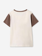 The Souled Store Regular T-Shirt: Mocha Mousse Regular Fit Graphic Printed Half Sleeve Boys Cotton T-Shirts