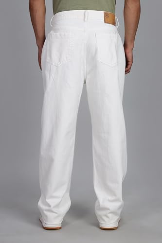 INKD Mens Relaxed Jeans (INKSS25MJN-601_Frost White