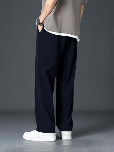 Greciilooks Men Regular Mid Rise Track Pant Stretchable Loose Fit Gym Joggers Korean Style Workout Pants With Trendy Gym & Stree