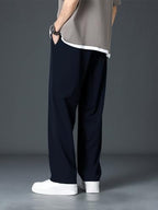 Greciilooks Men Regular Mid Rise Track Pant Stretchable Loose Fit Gym Joggers Korean Style Workout Pants With Trendy Gym & Stree