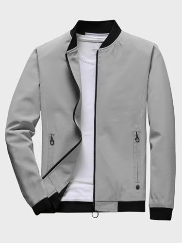 Lymio men jackets || bomber jacket for men || Lightweight Outwear Sportswear Polyester Standard Length Bomber Jacket (J-01-03) (