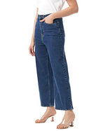 INKD Womens Stretchable Flare Jeans