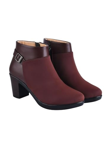 Shoetopia girls BT-3407 Brown Ankle Boot - 5 UK (Girls-BT-3407-Brown)