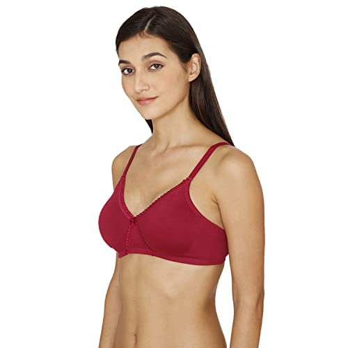 Rosaline by Zivame Womens Polyester Cotton Non Padded Wired Casual Full Coverage Bra