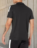 PUMA mens Teamliga Sideline Polo Shirt, Black/White, Large US