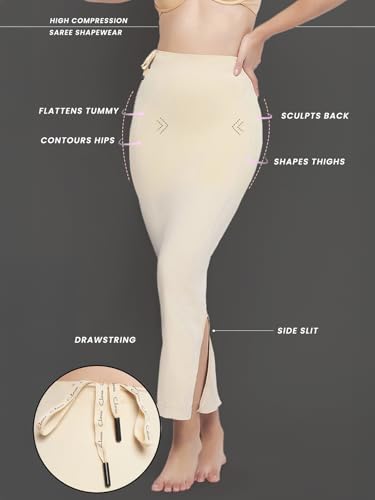 Clovia Women'S Plain/Solid Shaping Full Slip (Sw0048P24S_Beige_Small)