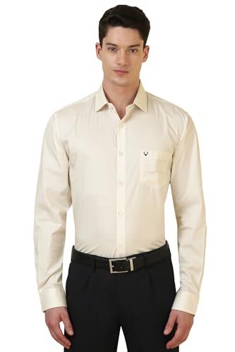 Allen Solly Men Printed Formal Cotton Full Sleeve Chino Shirt