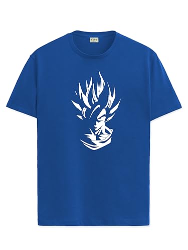 ADRO Tshirt for Men | Printed T Shirt for Men | 100% Cotton T-Shirt |Printed T Shirt | T-Shirts | RN24-GOK-RB-M Royal Blue
