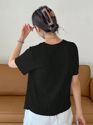 Wedani Solid Regular Fit Jeans Korean Western Tops for Women Stylish