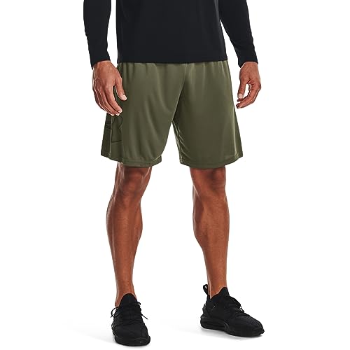 UA Tech graphic Shorts - Marine OD green - X-Large