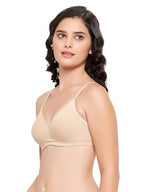 Clovia Womens Bra Beige