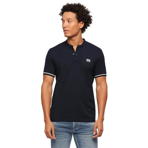 Pepe Jeans MenS Printed Regular Fit T-Shirt (Pm542135_Navy Blue