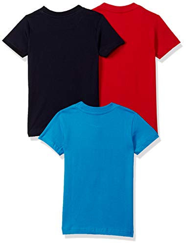 T2F Boys Cotton Solid Regular Fit T-Shirt (Pack of 3)