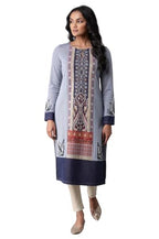 W For Woman Women'S Cotton Blend Floral Regular Kurta (21Now16946