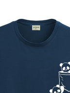 ADRO Tshirt for Men | Printed T Shirt for Men | 100% Cotton T-Shirt |Printed T Shirt | T-Shirts | RN24-POC-SB-S Teal