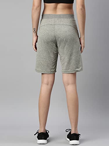 Enamor Athleisure Shorts for Women with Pockets with Adjustable Waist Used for Gym Yoga Workout
