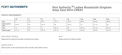 Port Authority Ladies Broadcloth Gingham Easy Care Shirt LW644