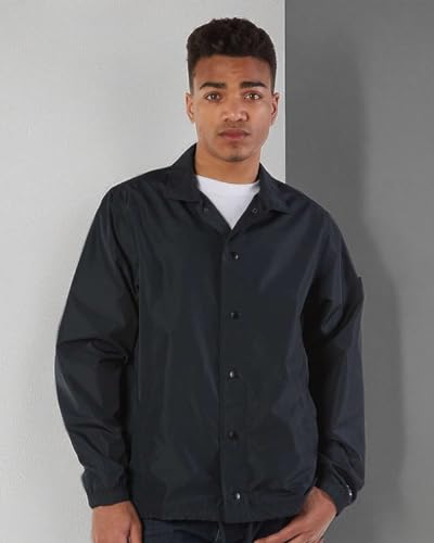 Mens coachs Jacket - BLAcK - S(D0102H7DD86)
