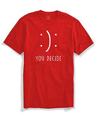 ADRO You Decide Mens Printed T-Shirts (M, Red)
