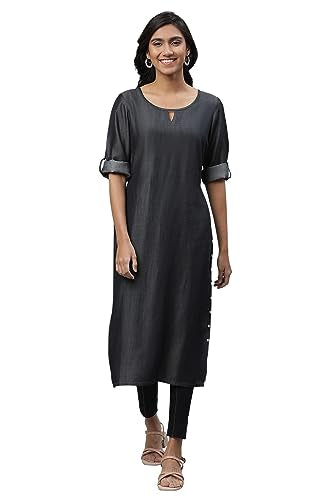 Aurelia Women Kurta 23Aua14477-701339-Black-Xxl