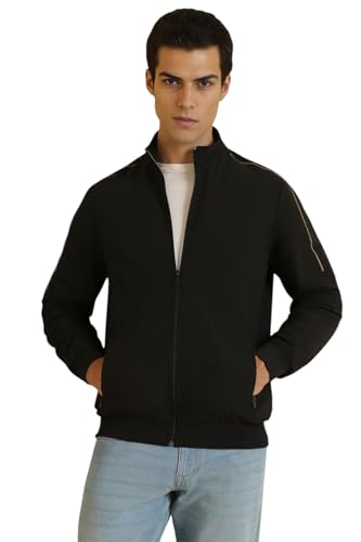 Allen Solly Men Regular Fit Solid Casual Polyester Full Sleeve Jacket