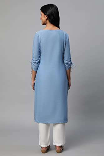 Aurelia Women Cotton Regular Kurta-Pants