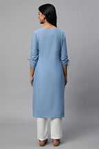 Aurelia Women Cotton Regular Kurta-Pants