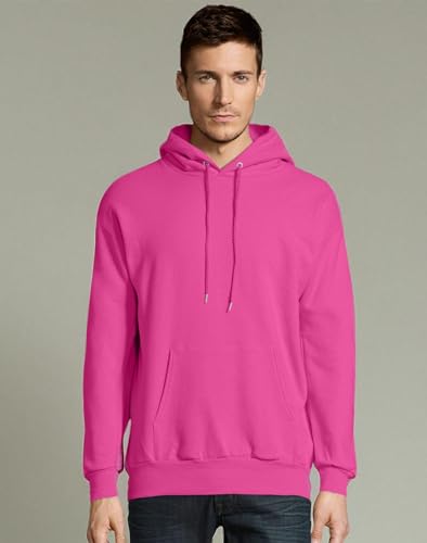 Unisex Ecosmart 5050 Pullover Hooded Sweatshirt - WHITE - S(D0102H7D7QX)